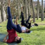 yoga en el río turia